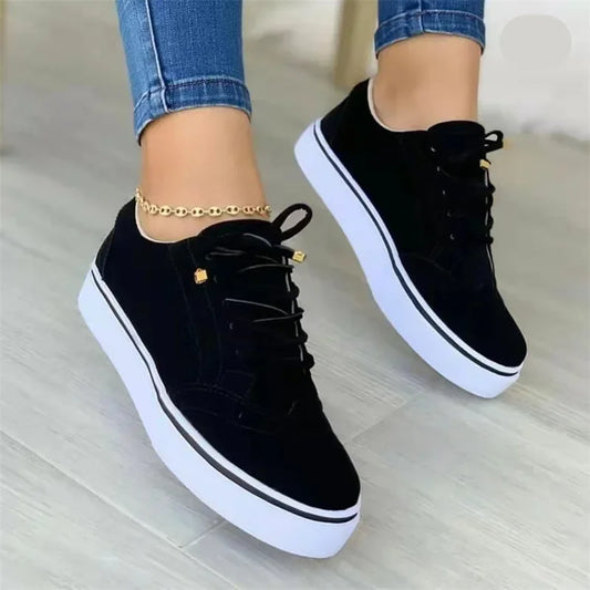 Vellaro Blanc – Sleek Platform Sneakers