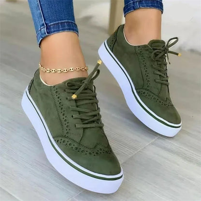 Vellaro Blanc – Sleek Platform Sneakers