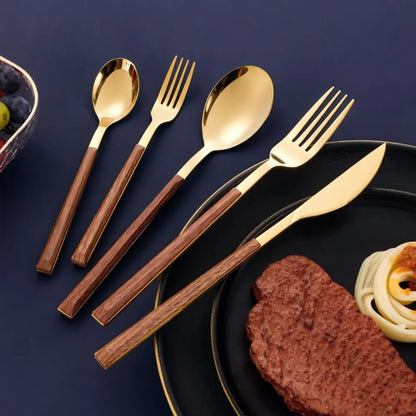 The Gilded Oak Tableware Set