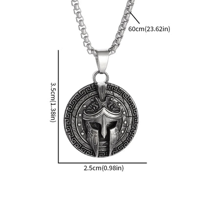 The Spartan – Warrior Pendant Necklace